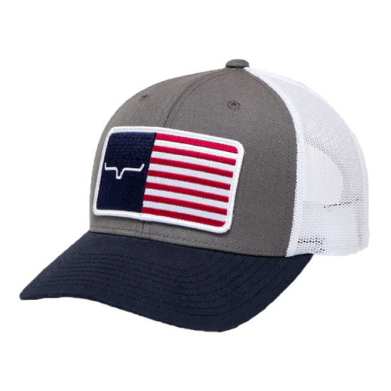 Kimes Ranch® Unisex American Trucker Charcoal Hat S22-012003