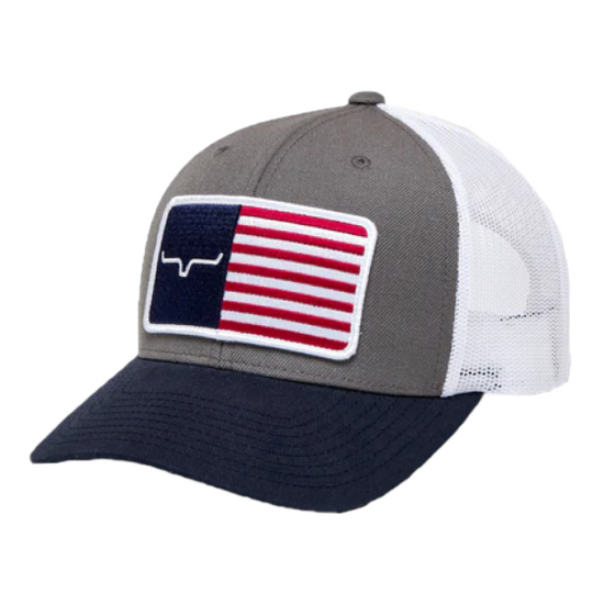 Kimes Ranch® Unisex American Trucker Charcoal Hat UHA0000001-BK004