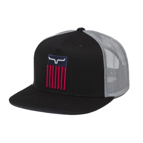 Kimes Ranch® Unisex Cody Trucker Black Cap UHA0000050