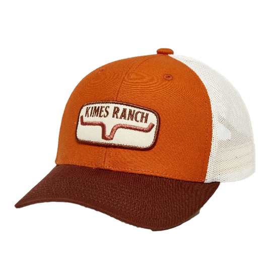 Kimes Ranch® Burnt Orange Rolling Trucker Cap UHA0000021