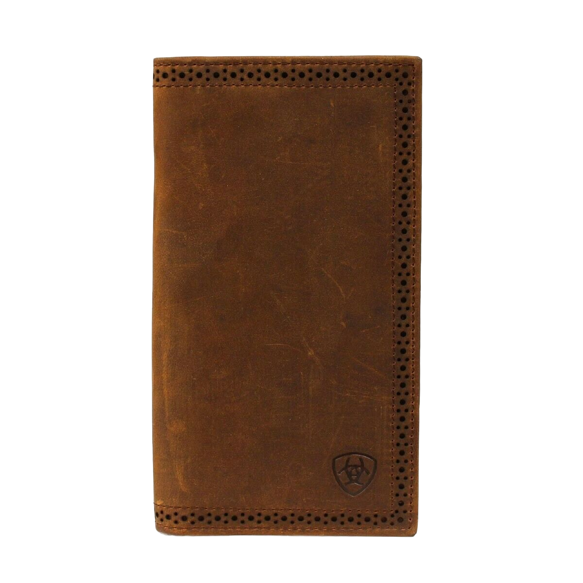 Ariat Men's Brown Distressed Rodeo Style Wallet A3512644
