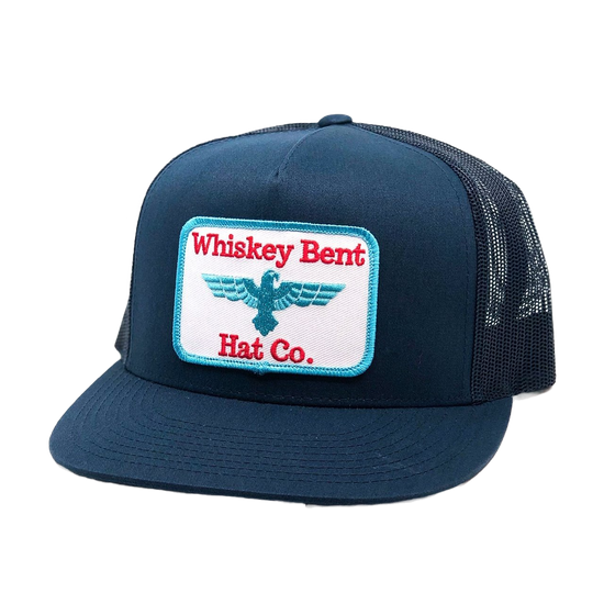 Whiskey Bent Men's Phoenix Navy Trucker Hat WB07-NV