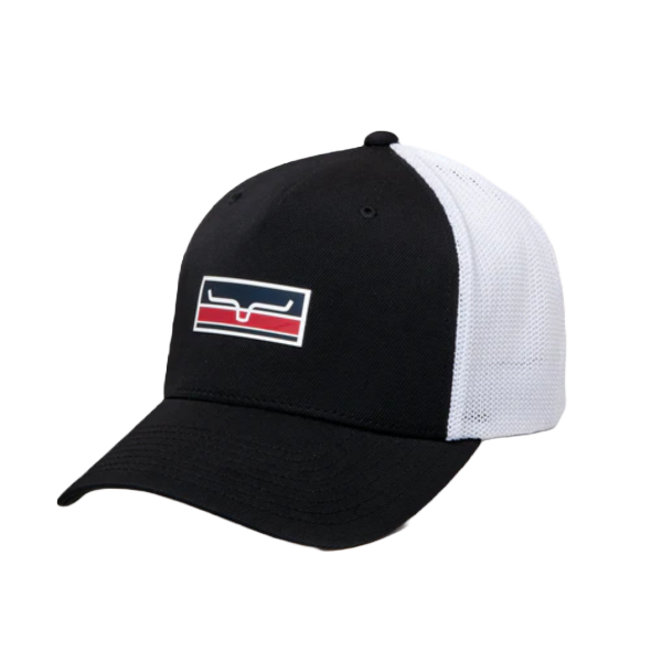 Kimes Ranch® Unisex Broken Stripe 110 Black Cap S22-021902