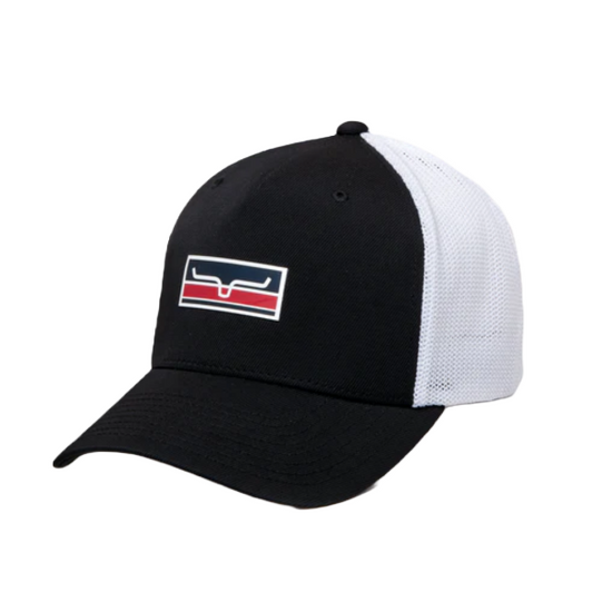 Kimes Ranch® Unisex Broken Stripe 110 Black Cap S22-021902