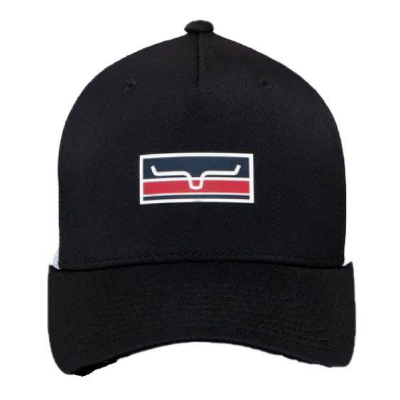 Kimes Ranch® Unisex Broken Stripe 110 Black Cap S22-021902