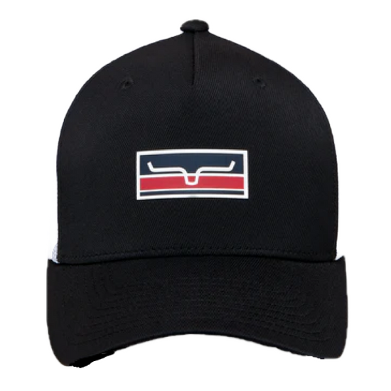 Kimes Ranch® Unisex Broken Stripe 110 Black Cap S22-021902