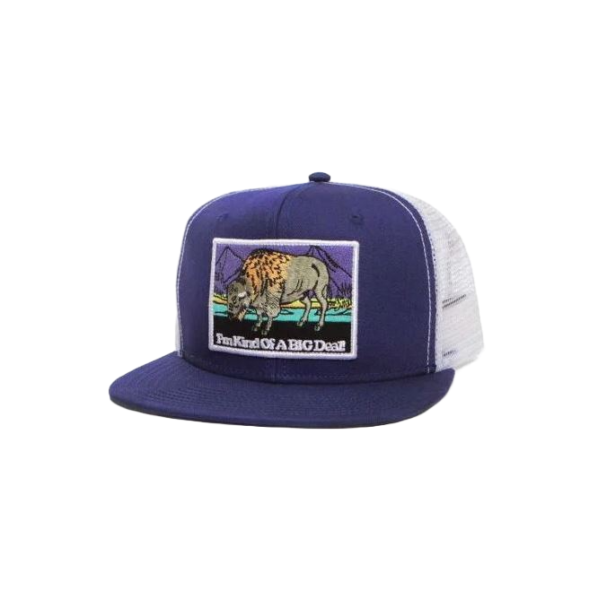 Justin Men's Purple Big Deal Mesh Snapback Hat JCBC509