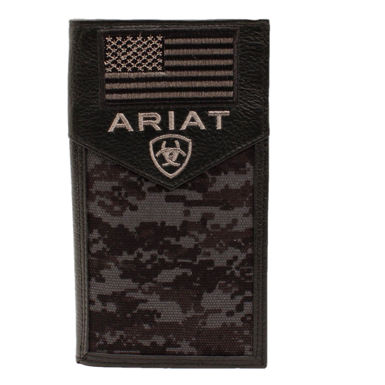 Ariat Mens Flag Patch Rodeo Wallet A3536401