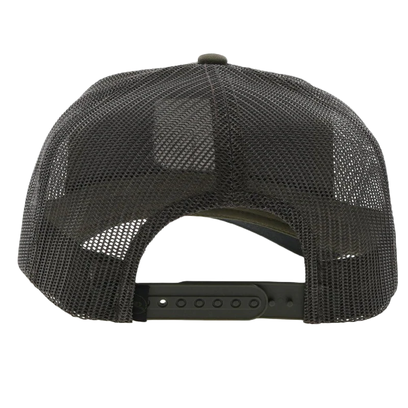 Hooey® "Tibbs" Roughy Olive 5-Panel Trucker Snapback Hat 4038T-OL