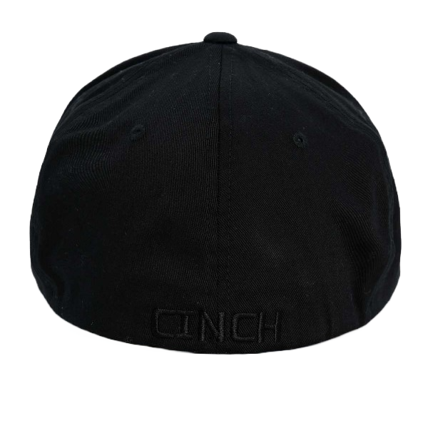 Cinch Men's 3D Flag Flex Fit Black Baseball Cap MCC0627765
