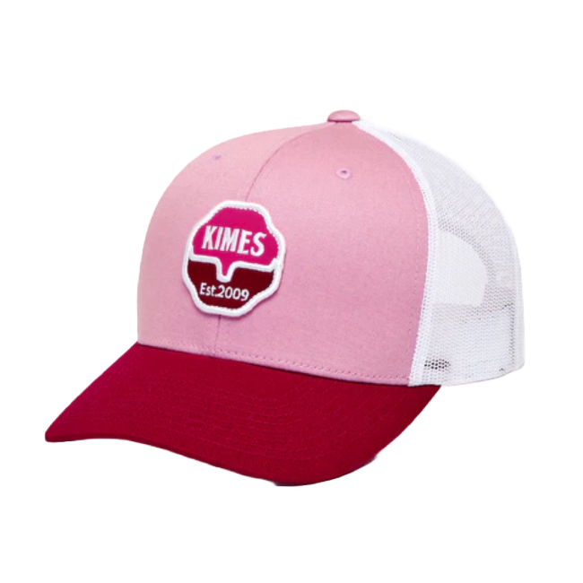 Kimes Ranch® Unisex Notary Trucker Light Pink Cap S22-1420LP