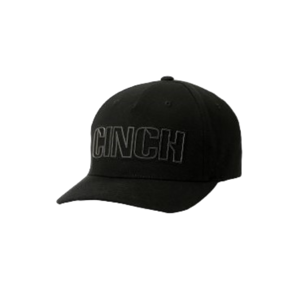 Cinch Men's Logo FLEXFIT® Black Baseball Cap MCC0627777