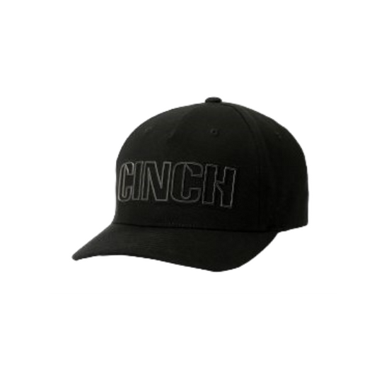 Cinch Men's Logo FLEXFIT® Black Baseball Cap MCC0627777