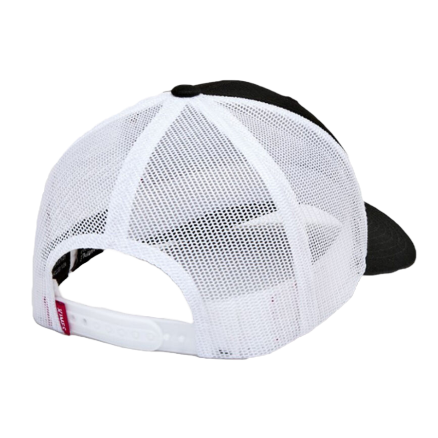 Kimes Ranch® Unisex Black Notary Logo Patch Trucker Cap S22-142002