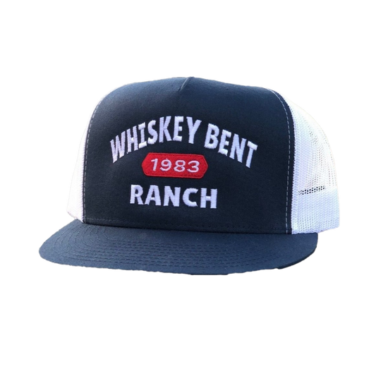 Whiskey Bent Men's '83 Classic Navy Snapback Hat WB01-NV