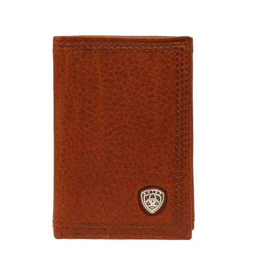 Ariat® Men's Solid Sunset Trifold Leather Wallet A35122281