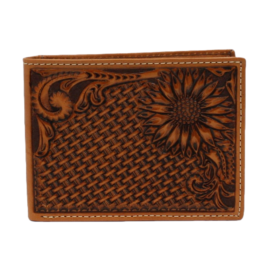 Nocona Men's Sunflower Bifold Western Leather Wallet N500012008