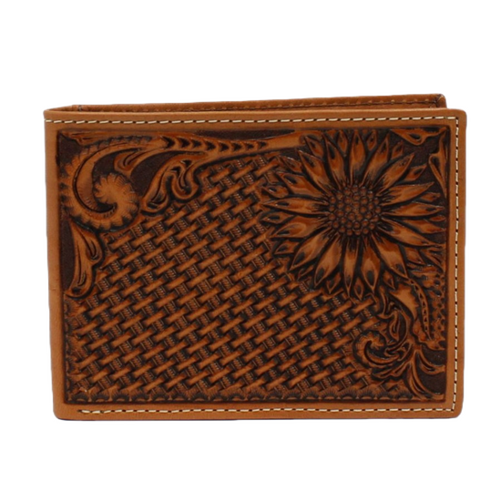 Nocona Men's Sunflower Bifold Western Leather Wallet N500012008