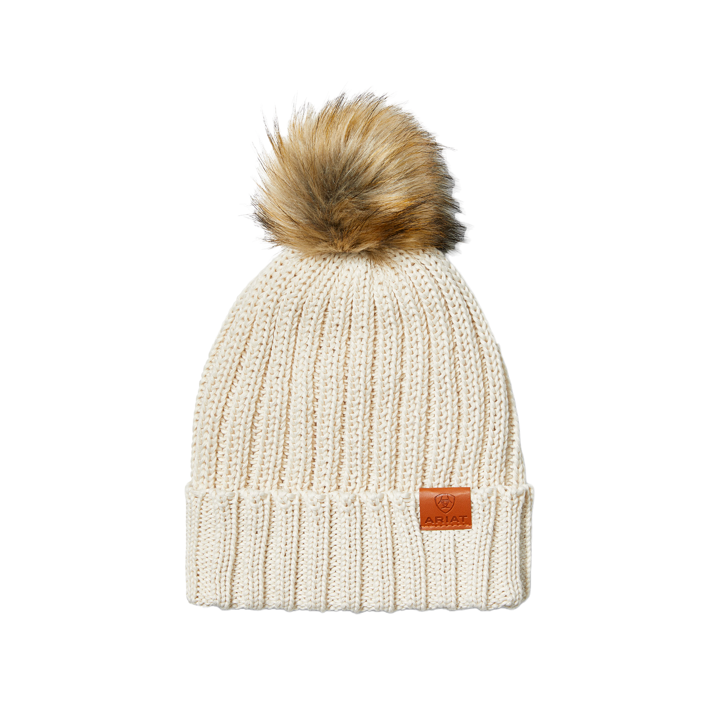 Ariat® Ladies Cotswold Sea Salt Cable Knit Beanie 10042050