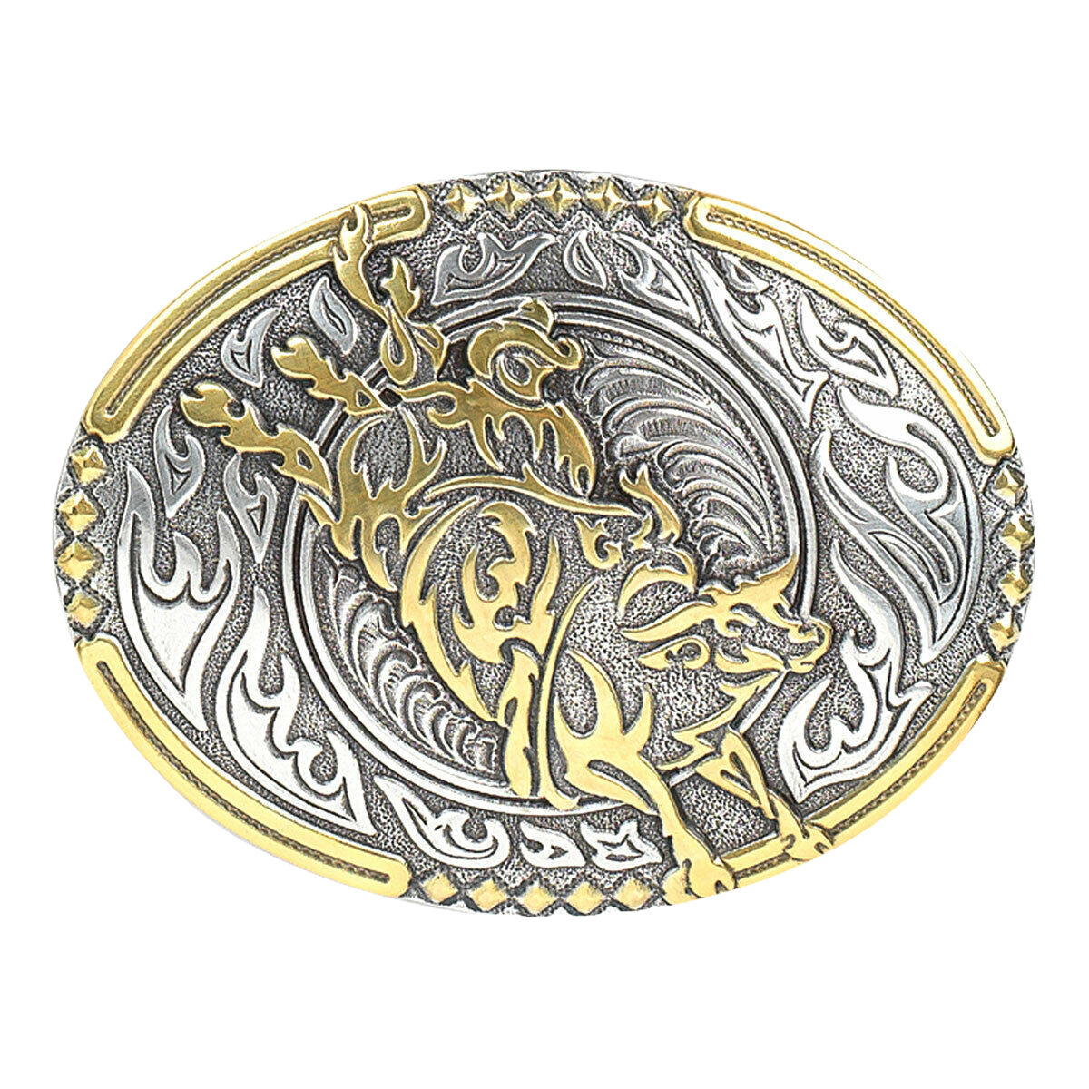 Nocona Crumrine Vintage Bull Rider Belt Buckle 38010