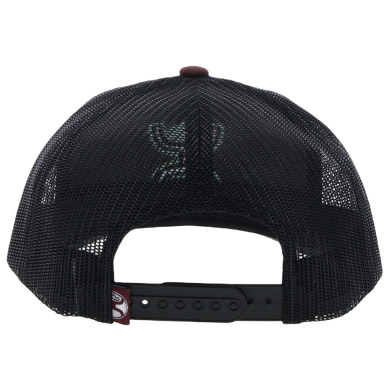 Hooey "Sterling" 6-Panel Maroon/Black Hat 2206T-MABK