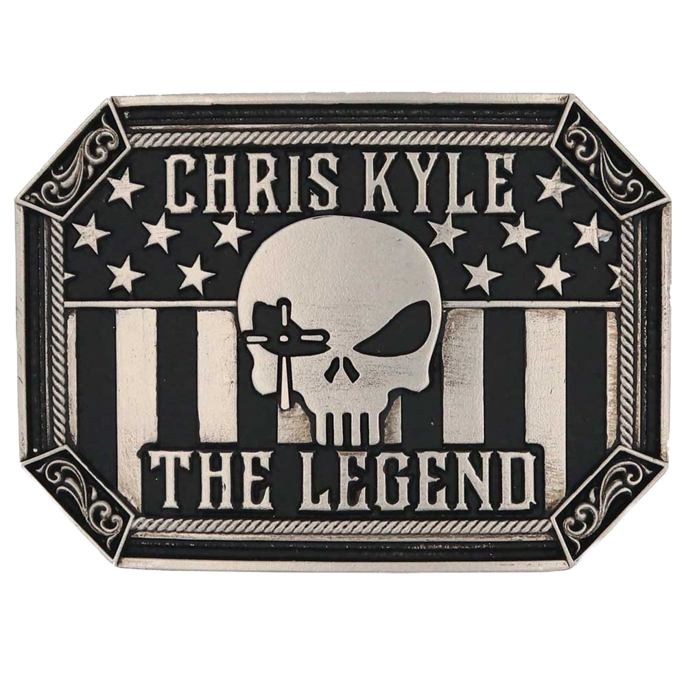 Montana Silversmiths® Legendary Chris Kyle Attitude Belt Buckle A904CK