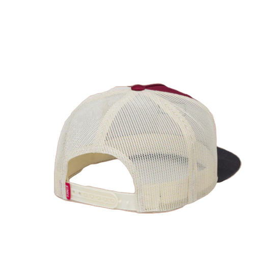 Kimes Ranch® Unisex Cody Trucker Burgundy Cap UHA0000050-RD013