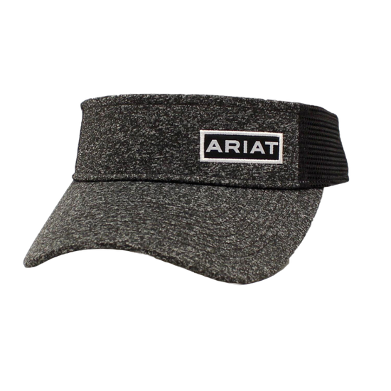 Ariat® Men's Logo Patch Black Visor Cap A300011601