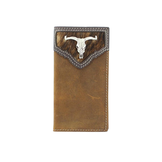 Nocona Belt Youth Rodeo Longhorn Skull Concho Wallet N5437644