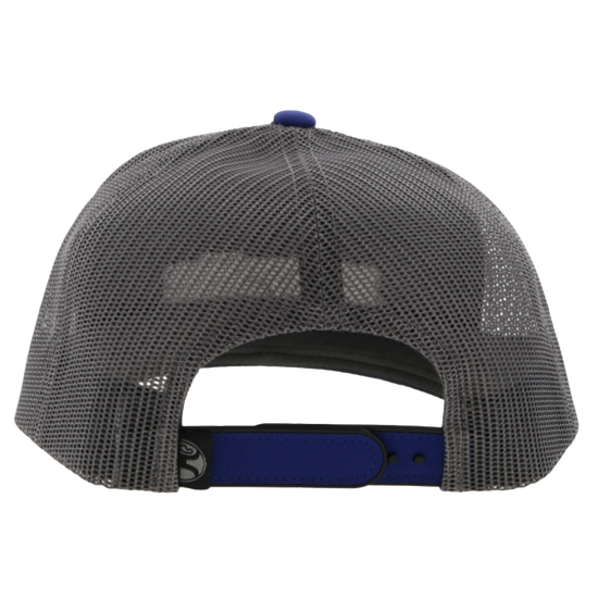 Hooey Men's Lock-Up 6-panel Navy & Grey Trucker Cap 2213T-NVGY