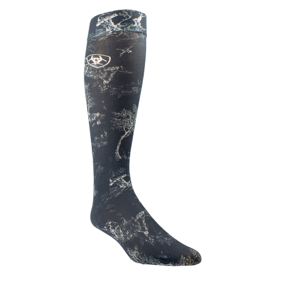 Ariat Ladies Ultrathin Tall Boot Black Socks 10037871