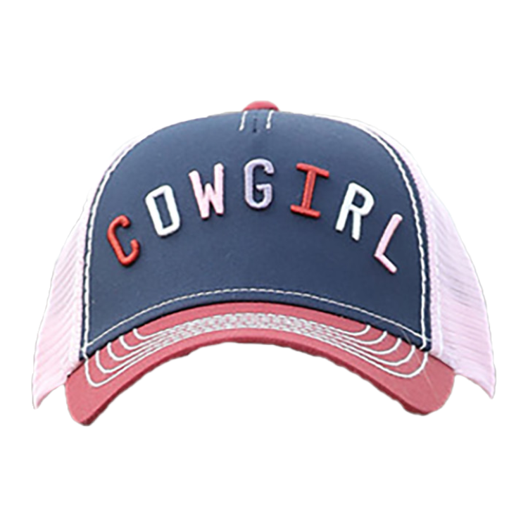 Cruel Denim® Youth Girl's Navy Cowgirl Trucker Cap CCC0042015