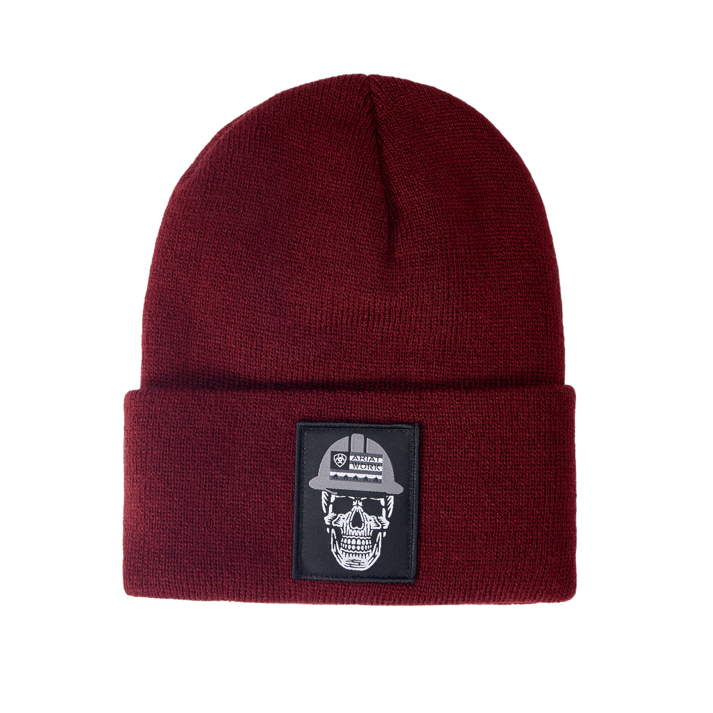 Ariat® Men's Rebar Roughneck Malbec Watch Beanie Cap 10041449