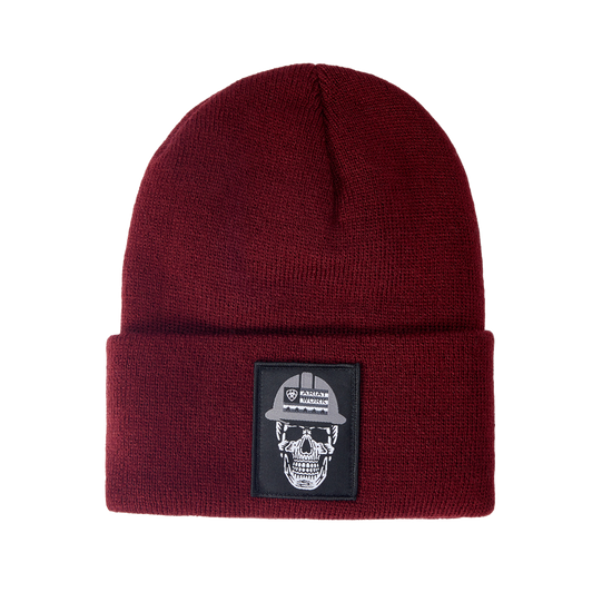 Ariat® Men's Rebar Roughneck Malbec Watch Beanie Cap 10041449