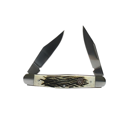 Load image into Gallery viewer, Ariat® Muskrat Double Blade Folding Knife A710010708
