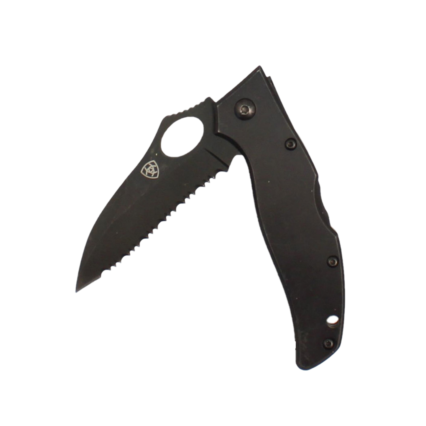 Ariat® Serrated Black Folding Knife A710010101-M