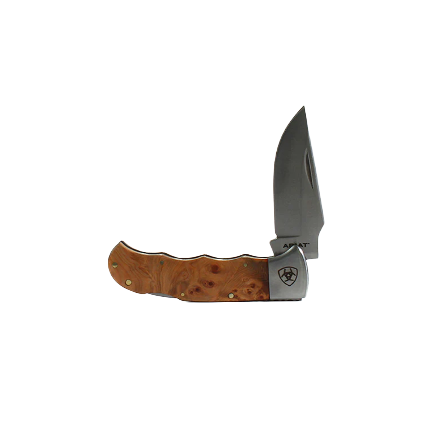 Load image into Gallery viewer, Ariat® Smooth Brown Folding Knife A710011002
