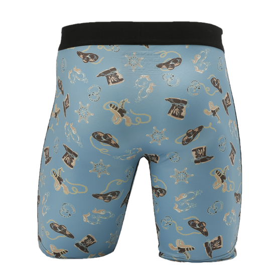 Cinch® Men's Blue Sheriff Boxer Brief Underwear MXY6001022