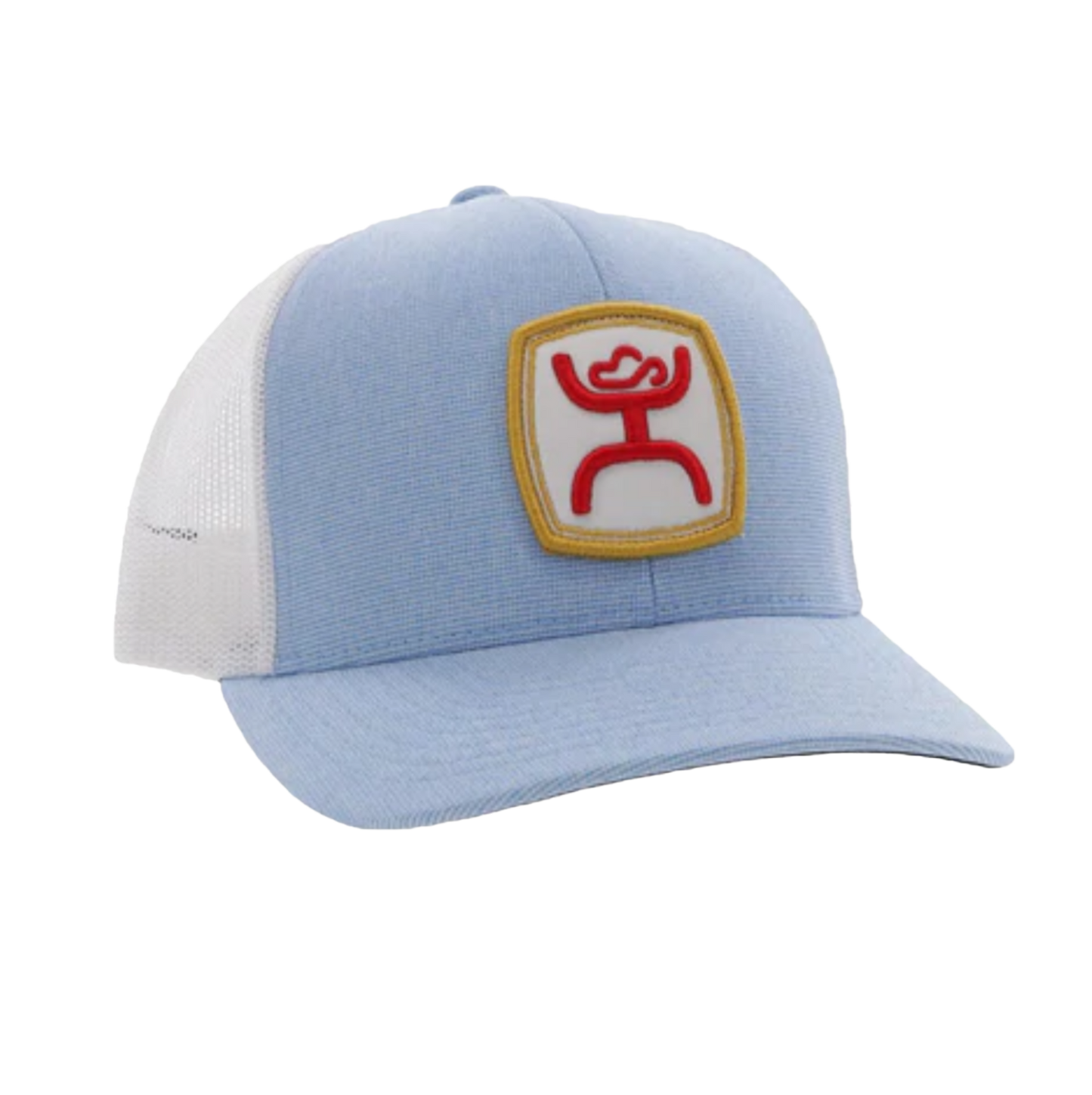 Hooey Men's Zeneith 6-panel Blue & White Trucker Cap 2224T-BLWH