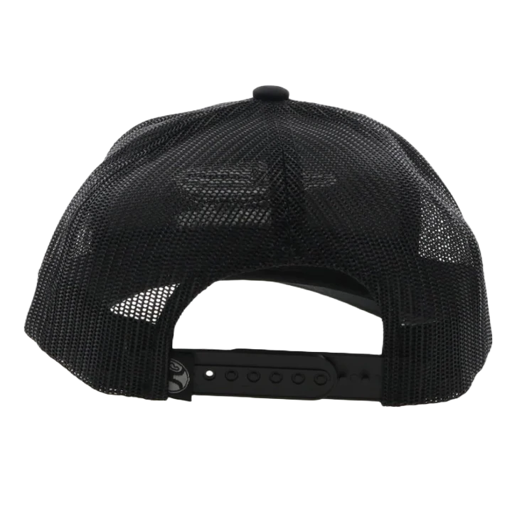 Hooey® Men's Resistol Feather 6-panel Black Trucker Cap 2251T-BK