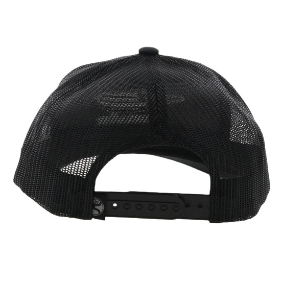 Hooey® Men's Resistol Feather 6-panel Black Trucker Cap 2251T-BK