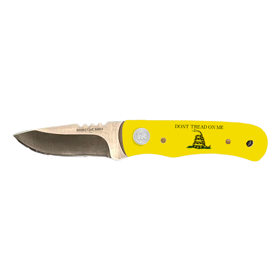 Load image into Gallery viewer, Whiskey Bent® Don&amp;#39;t Tread Skinner Pocket Knife WB43-24

