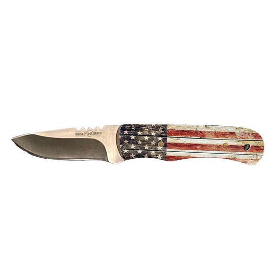 Whiskey Bent® Patriot Skinner Pocket Knife WB43-18