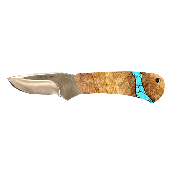 Whiskey Bent® Turquoise River Mini Skinner Pocket Knife WB44-13
