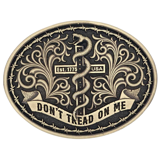 Montana Silversmiths Patriots Faith Attitude Belt Buckle A944C