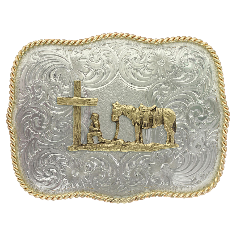 Montana Silversmiths® Christian Cowboy Western Belt Buckle G868-731