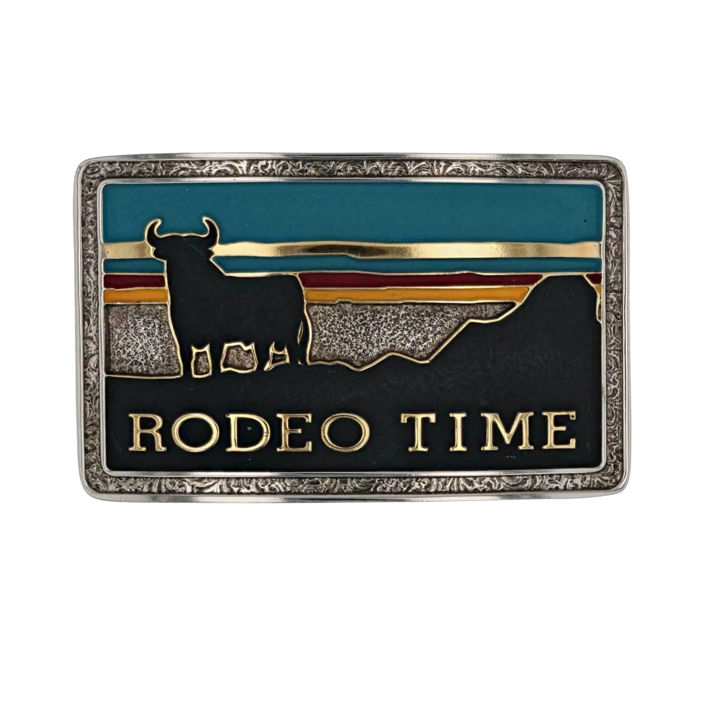 Montana Silversmiths® Rodeo Time Southwestern Attitude Buckle A919DB