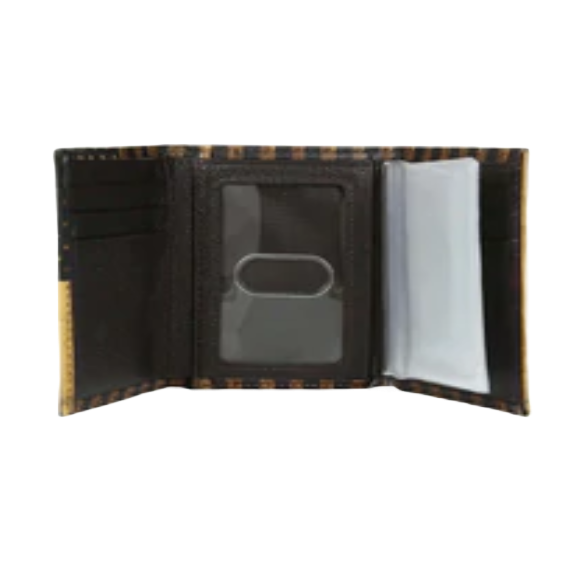 Nocona® Men's Vintage USA Flag Leather Tri-fold Wallet N5416597