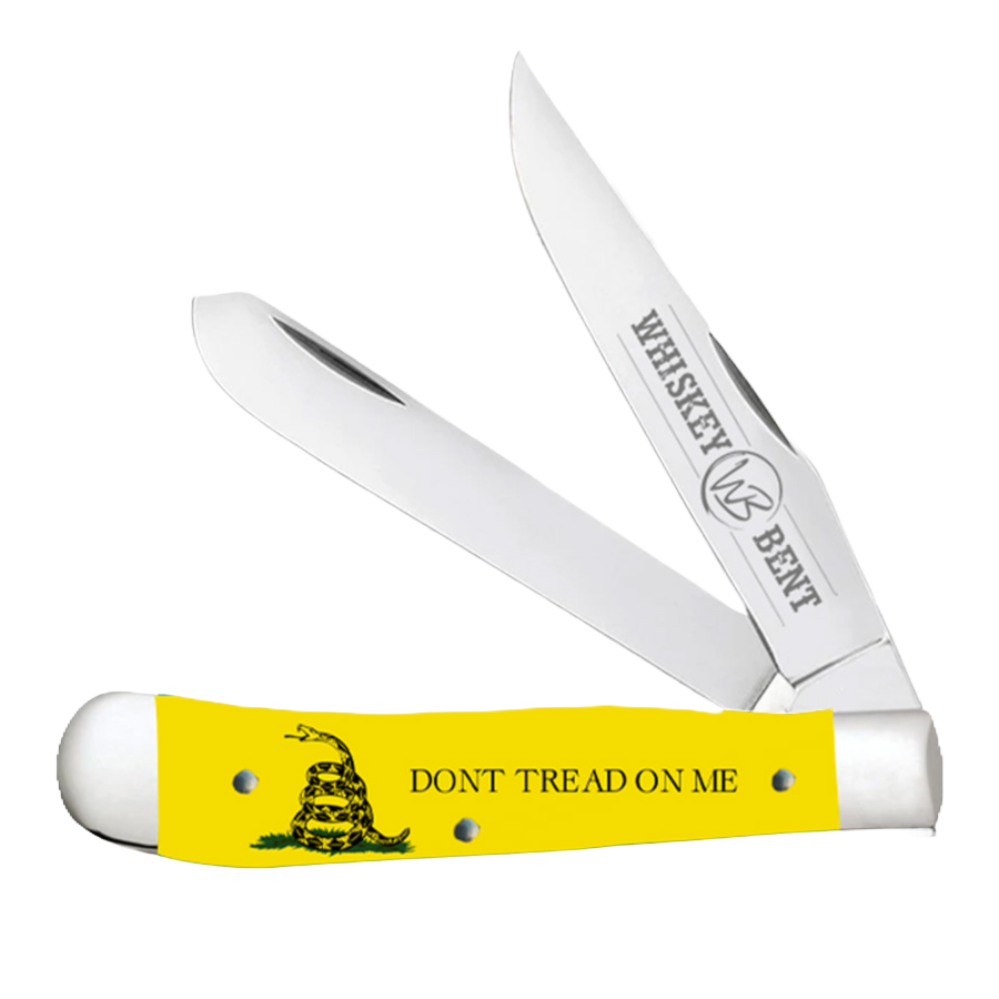 Whiskey Bent Don't Tread Trapper Pocket Knife WB11-31
