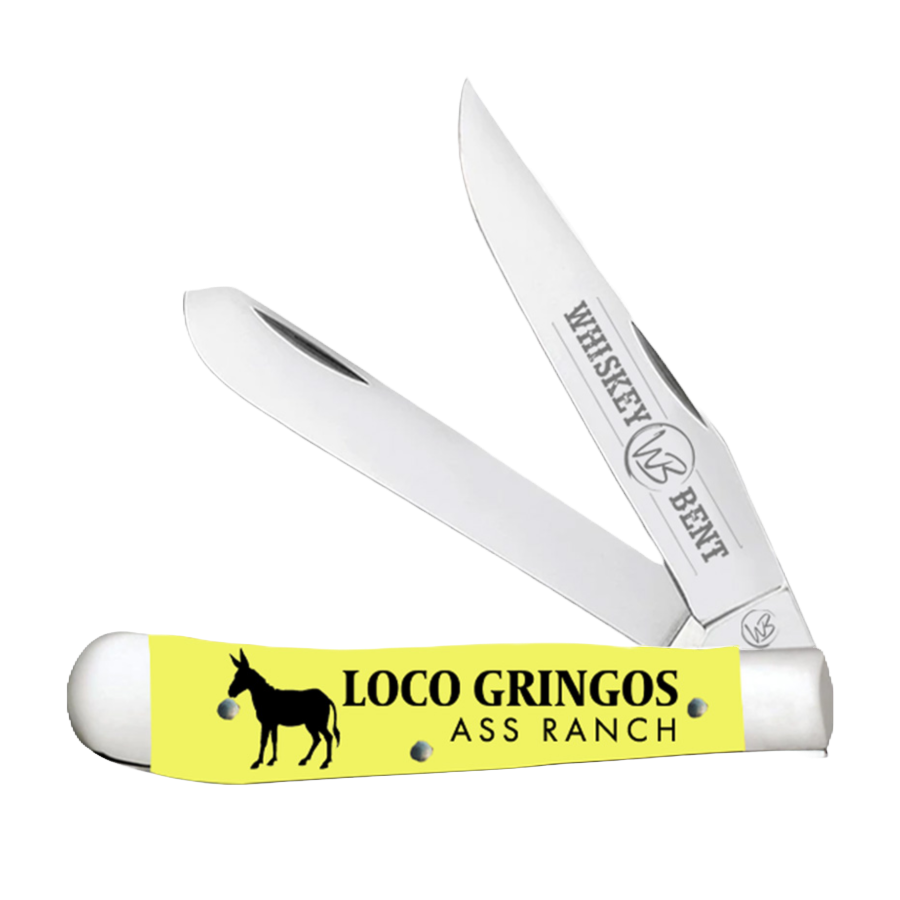 Whiskey Bent Loco Gringo's Trapper Pocket Knife WB11-34